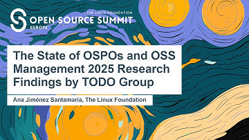 The State of OSPOs and OSS Management 2025 Research Findings by TODO Group - Ana Jiménez Santamaría