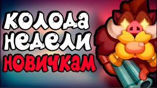 ЛУЧШАЯ КОЛОДА НЕДЕЛИ НОВИЧКАМ В РАШ РОЯЛЬ😎КОЛОДЫ ДЛЯ НОВИЧКОВ В RUSH ROYALE🤓