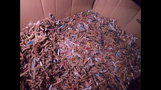 Using Shredded Cardboard as Bedding for a new Worm Bin