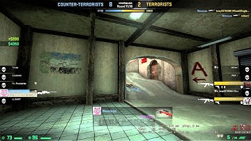 CS GO AWP 1v4 clutch + bomb defuse