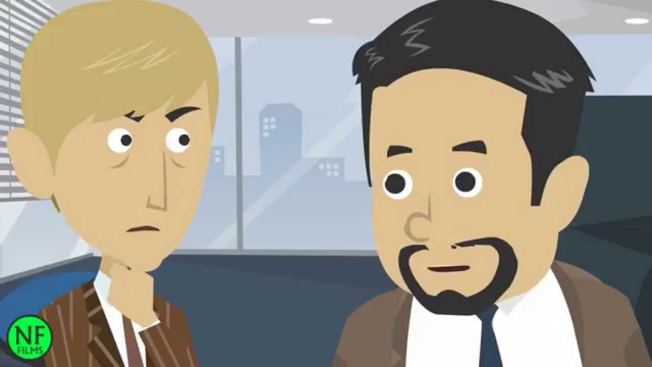 Ricky Gervais "The Office" (Animated) 2 YouTube