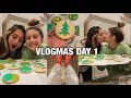 VLOGMAS DAY 1: december plans & baking holiday cookies!!!