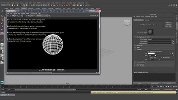 Maya Tutorial: Contour Rendering in Mental Ray