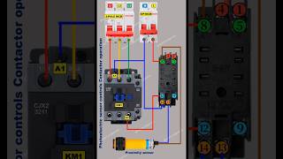 How Photoelectric Sensor Controls a Contactor | Contactor ON/OFF using Photoelectric Sensor