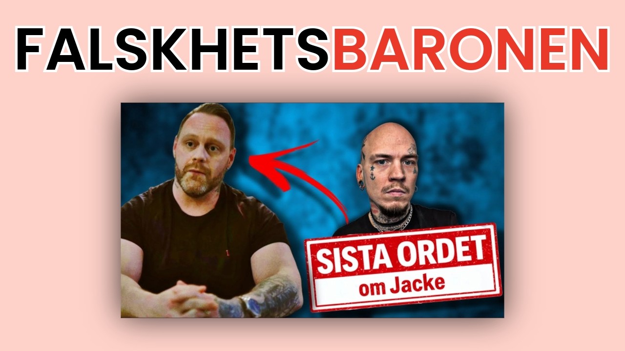 DEN VIDRIGA FÖRTALSBARONEN FEJKAR OMSORG OCH EMPATI FÖR JACKE