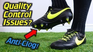 Marcar martes combinación Leather Quality Issues!? - Nike Premier 2 SG-Pro Anti-Clog (Black/Volt) -  Review + On Feet - YouTube