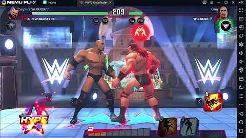 WWE Undefeated Walkthrough Part 1 | WWE Undefeated Drew Mcintyre vs Rock.