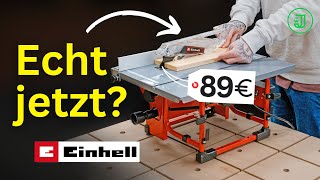 TISCHKREISSÄGE von EINHELL für 89 EURO: Ich sag's ungern, aber diese Säge ist... 🫣 | Jonas Winkler