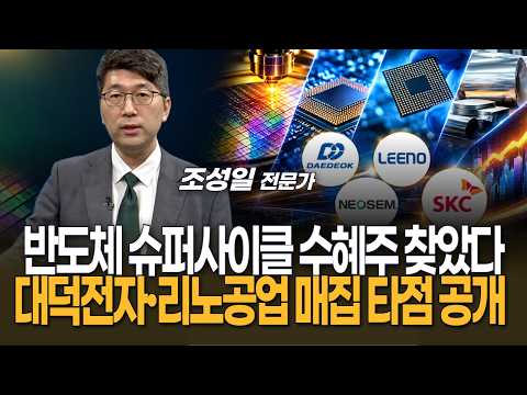 Found Semiconductor Super-Cycle Beneficiaries… Daeduck Electronics, LEENO Industrial, Neosem, and...