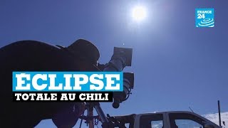 Une éclipse totale de soleil au-dessus du Chili