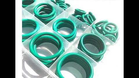 FKM 250-100Pcs FKM Fluorine Oxygen O-ring Sealing Ring Oil-resistant