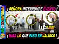 SEÑORA INTERRUMPE EVENTO DE AMLO EN JALISCO. SE SUBIÓ AL TEMPLETE A DECIRLE ESTO. MIRA QUE PASÓ.