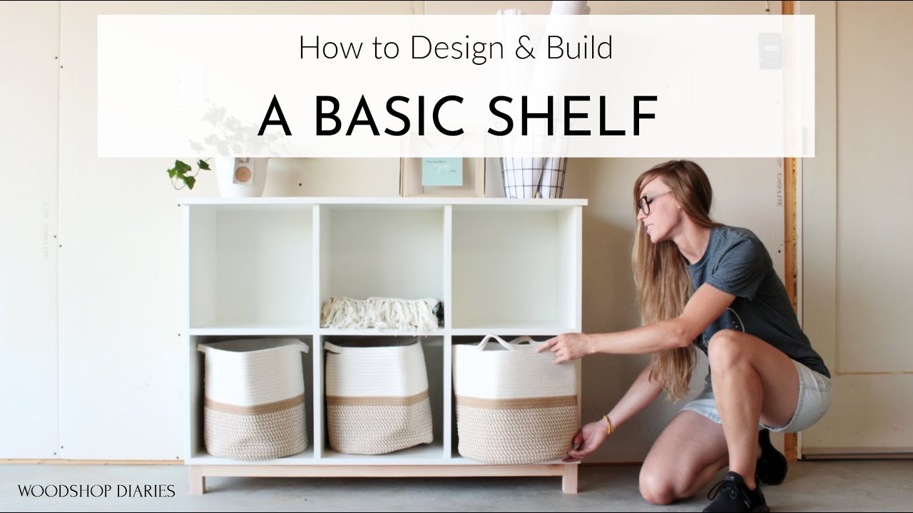 DIY easy box shelves