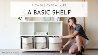 DIY Storage Shelf with Baskets • Ugly Duckling House