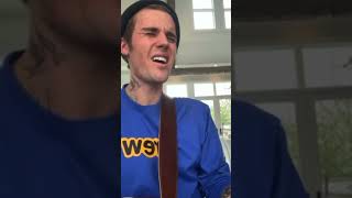 Justin Bieber Singing His Old Song Stuck In The Moment Live