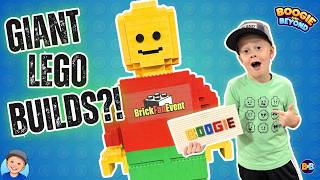 We Built a LIFE-SIZED LEGO Minifigure! 🧱 Brick Fan Event Adventure