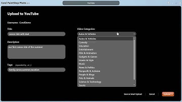 Upload To YouTube Using Corel Digital Studio