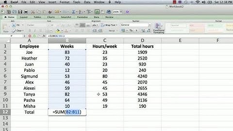 How to Make a Totaling Column Formula in Excel : Using Microsoft Excel