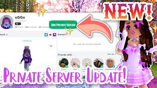 *NEW* EVERYTHING About The PRIVATE SERVER UPDATE! Royale High Update