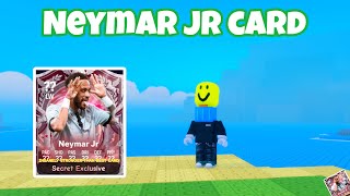 CHASING THE SECRET EXCLUSIVE NEYMAR Jr IN SPIN A SOCCER CARD!! (Roblox)