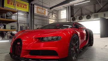 【CSR2】Chiron Sport "Launch Specification", shift & tune for 7.39x (buffed)