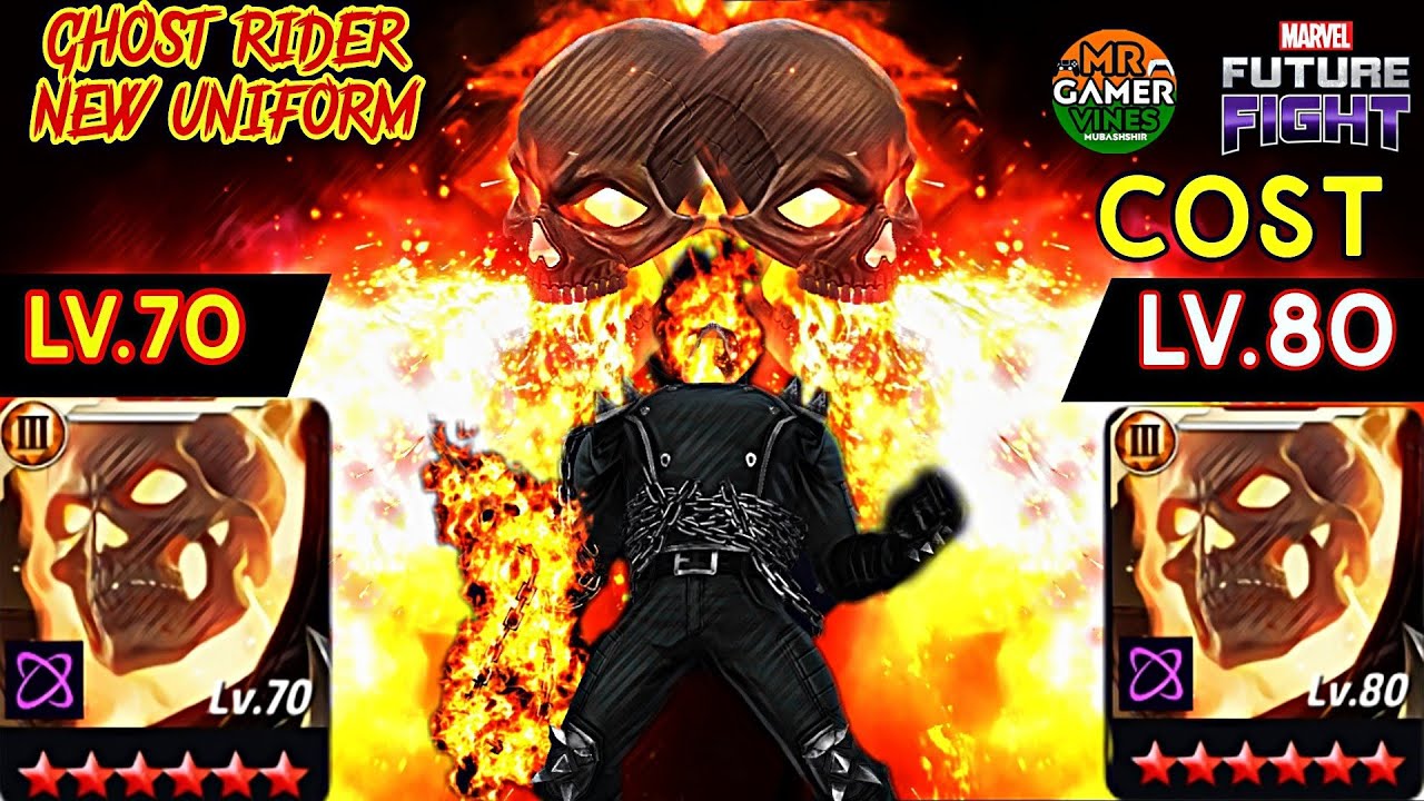 😍Ghost Rider New Uniform Lv.80 Cost