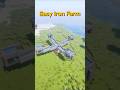 Easy & Efficient Iron Farm #minecraft #minecraftshorts