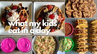 WHAT MY KIDS EAT IN A DAY  DAY 46