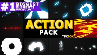 Free Dynamic Elements Pack - Fire, Energy & Smoke with Glow (Ae)