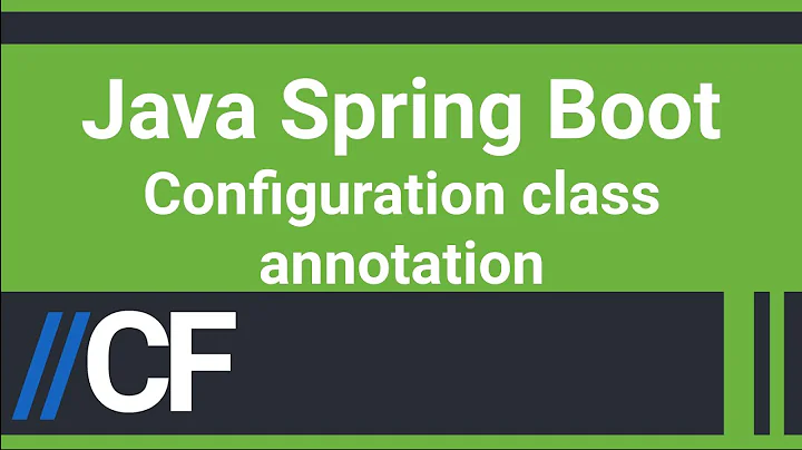 Java Spring Boot - Configuration Class Annotation and Properties - Tutorial @Configuration @Value