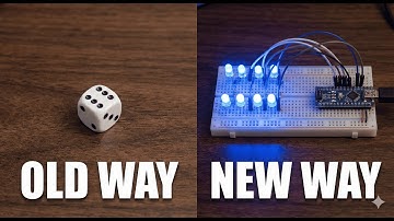 Build an Arduino LED Dice Roller | DIY Electronic Dice | Random Number generator