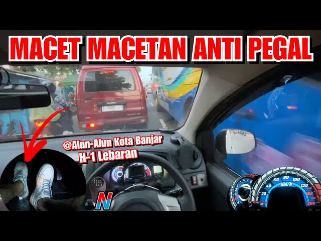 CARA MUDAH ATUR PEDAL SAAT MERAYAP | praktik langsung di kemacetan ngabuburit H-1 lebaran 2023 class=