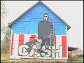 Johnny Cash Barn Painting