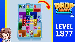 Drop Away Level 1877 Solution Walkthrough