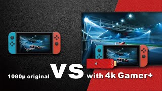Nintendo Switch向けHDMIアップコンバーター「4K Gamer+