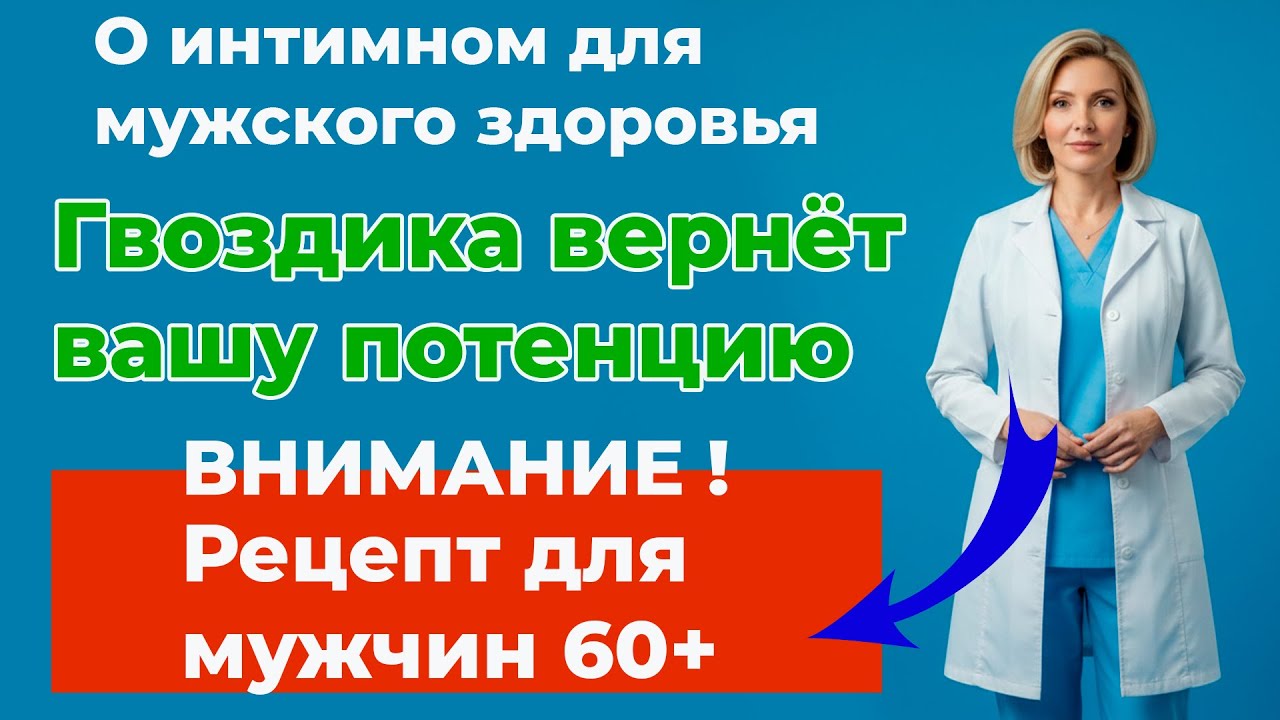 Мужское здоровье после 60: Одна крошечная специя восстановит потенцию без лекарств