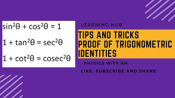Trigonometric identities with proof// Fundamentals of trigonometry// Mathematics FSC PART-1//
