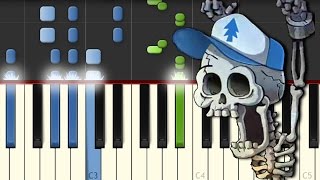 Gravity Falls / Raromagedon / Piano Tutorial / Notas Musicales chords