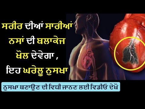 cholesterol control -  ਨੁਸਖਾ ਕਦੇ ਨਹੀ ਹੋਵੇਗਾ ਕੋਲੈਸਟਰੋਲ, ਬੰਦ ਨਸਾਂ ਖੋਲਣ ਦਾ ਘਰੇਲੂ ਉਪਾਅ  kolesterol