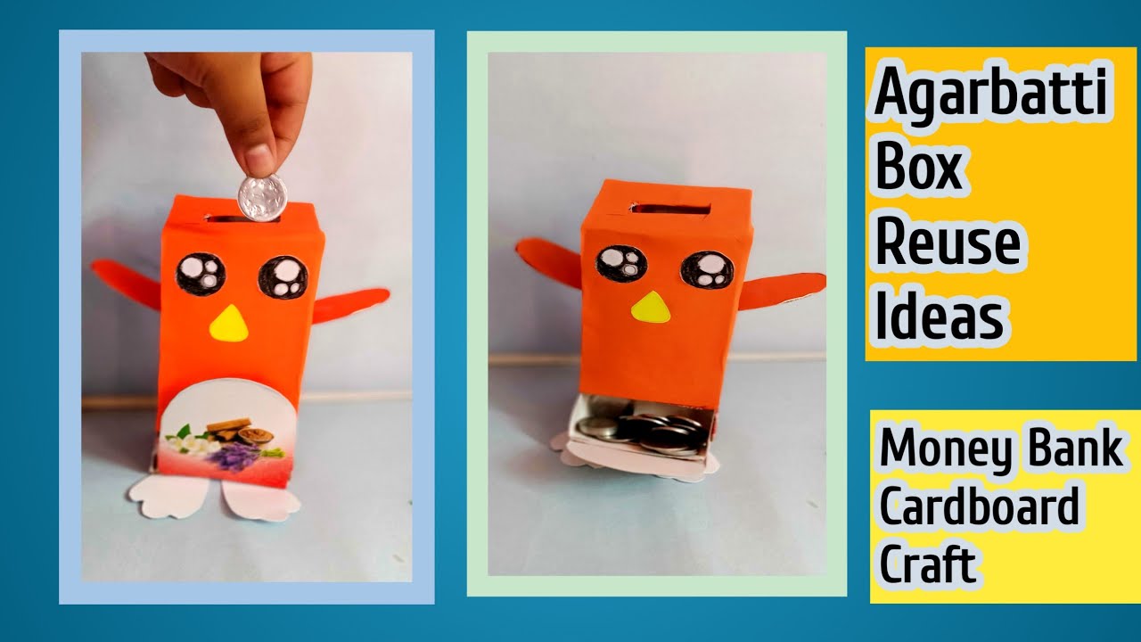 Cardboard Craft Ideas/Cardboard ATM Machine/Easy Craft Using with