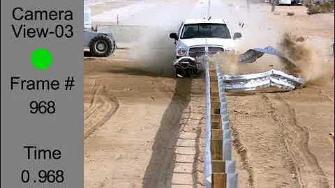 CRASH TESTING: MSKT  Guardrail End Terminal Test 3-31