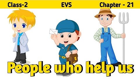 People who help us class 1 Chapter-21 EVS (Looking Around) with question answer @NCERTTHEMIND