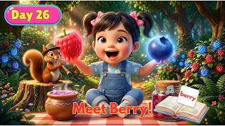 Day 26: Spinach, Melon, Bean, Garlic, Berry | Glenn Doman Flashcards, Songs & Stories screenshot 1