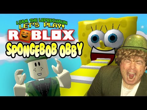 Roblox Spongebob Obby Liam The Leprechaun Plays Youtube - roblox escape gym obby grapefruit plays