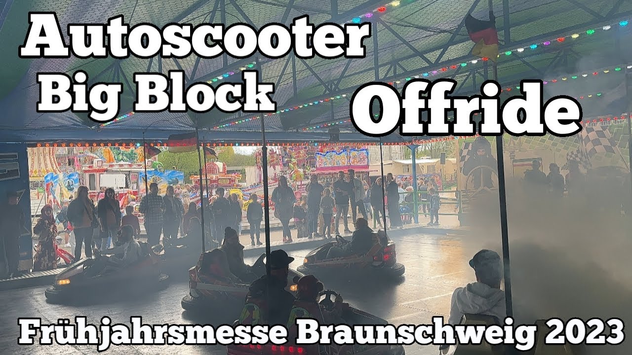 ⁴ᴷ Autoscooter Big Block - Voß - Offride | Frühjahrsmesse Braunschweig 2023