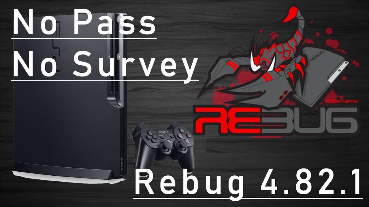 PS3 Jailbreak 4.82 Rebug - Download and install With Password No Survey -  YouTube