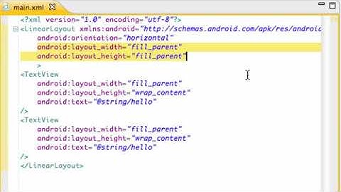 Android Application Development Tutorial - 6 - Introduction to Layouts in XML