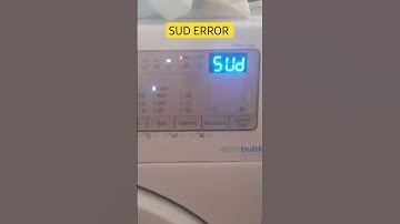 SUD error in washing machine # samsung