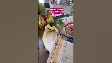 #howto make a #notepad #tutorial in 22 seconds! The first video I thought was too fast!