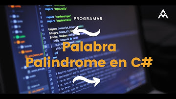 ✅ Tutorial ejemplo palabra palindrome en c# consola visual studio 2023